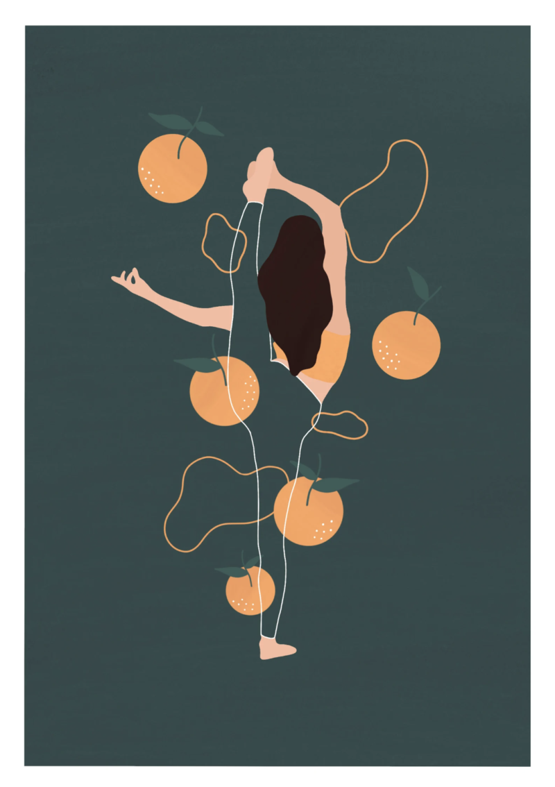 Illustration en vente - Yoga